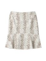 パイソンジャカードスカート/オフホワイト(403)