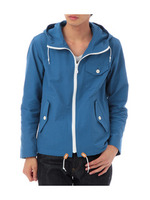 フーデットナイロンブルゾン/ブルー系(093)