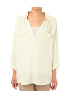 レーヨンサテンスキッパーシャツ/ブルー系(212)