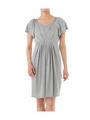 [L]ウエストタックワンピース/グレー系(012)