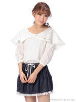 【Penderie】リボンオフショルドッキングワンピース/ピンク