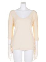 ミニ裏毛レースUPプルオーバー【Planet blue world】/ネイビー