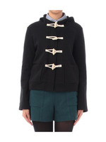 圧縮裏毛起毛ショートダッフル/ブラック(019)