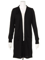 BASICニットロングCD/ブラック