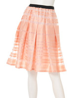 【ROSE BUD】W/ELASTIC TUCKED SKIRT/P.PINK