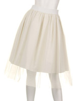 チュールスカート/WHT