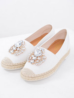 ビジュー付きエスパドリュー/アイボリー