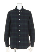 HARRIS Tweed PLAID L/S SHIRT/GREEN