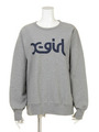 LOGO CREW NECK SWEAT/ASH