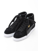 【PUMA】SUEDEMIDCLASSIC+LEATHERFS/BLACK