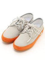 【UBIQ】ユー バイ ユービック ビートルエスパドリーユタイプ スニーカー/GRAY/ORANGE