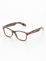 ベーシックだてメガネ/ブラウン