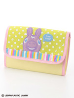 ロディじゃばら母子手帳ケース/パープル×ライトグリーン