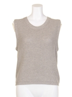 コットンテープビスチェ/グレー