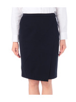 前スリット入りジャージタイトスカート/ホワイト(001)