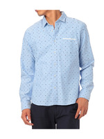 ドット柄オックスフォードシャツ/ホワイト(002)