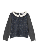 フラワーレーストップス/ネイビー(093)