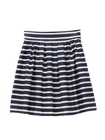 ボーダーハイウエストスカート/ラズベリーピンク(373)