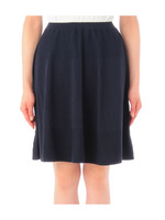 ミディ丈フレアスカート/ネイビー系(093)