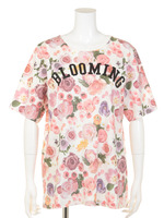 BLOOMING S/S TOP/WHITE