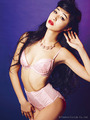 High Waist Line ブラショーツセット/PEACH