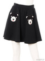 MY TEDDY SWEAT SKIRT/BLACK