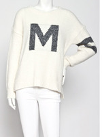 Mロゴニットプルオーバー/グリーン