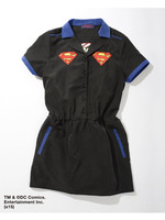 SUPERMAN レトロワンピース/BLACK