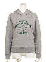 【BED＆BREAKFAST】Heavy Cotton Jersey Hooded Pullover/GRAY