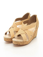 【Funny show】メッシュベルトサンダル/ベージュ