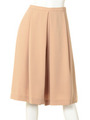 スカート風ワイドパンツ/キャメル