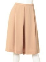 スカート風ワイドパンツ/キャメル