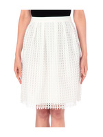 スクエアレーススカート/ピンク系(076)