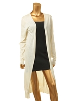 ロングニットカーディガン/ネイビー