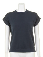 スリーブロールアップニット/ネイビー