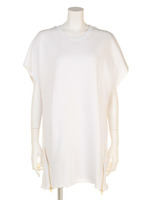 ファスナースリットチュニック/オフホワイト