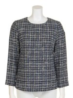 ファンシーツイードトップス/オフホワイト