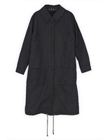 ライナー付きワークコート/ブラック