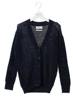 リネンカーディガン/WHT