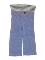 BOYSデニムパンツ風6分丈レギンス/ブルー