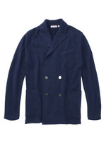 DRESSTERIOR 天竺編みニットジャケット/ガンメタリック(018)