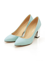 【GDS】 メタルヒールパンプス/オフホワイト