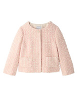 ブークレーツイードノーカラージャケット/ピンク系(472)