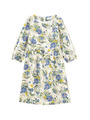 ボタニカルフラワーワンピース/ブルー(092)
