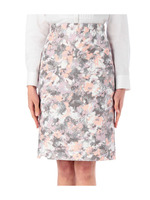 ボタニカルプリントスカート/ピンク系(172)