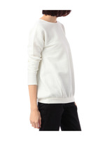 太リップルクルーネックプルオーバー/ダークグレー(013)