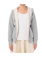 裏ボアボンディングパーカー/グレー系(012)