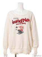 L9763 スノースキーPtトレーナー/ホワイト