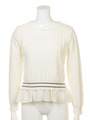 RUFFLE HEM/ホワイト