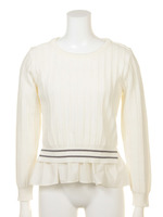 RUFFLE HEM/ホワイト